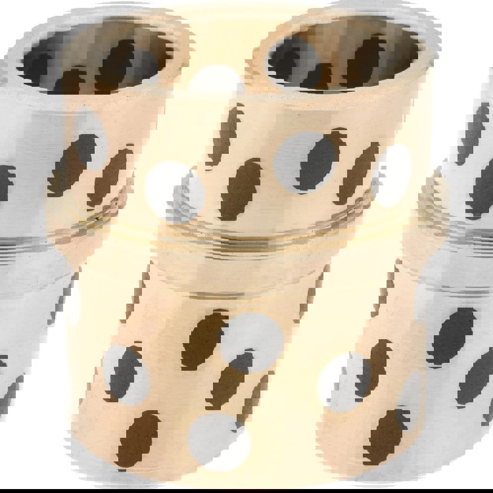 Die & Mold Straight Bushings; Material: Solid Bronze; Inside Diameter: 1.251 in; Inside Diameter (Decimal Inch): 1.251 in; Body Diameter: 1.6255 in; Attachment Method: Press-Fit; Lubrication Type: Self-Lubricating; Bushing Type: Guided Ejector